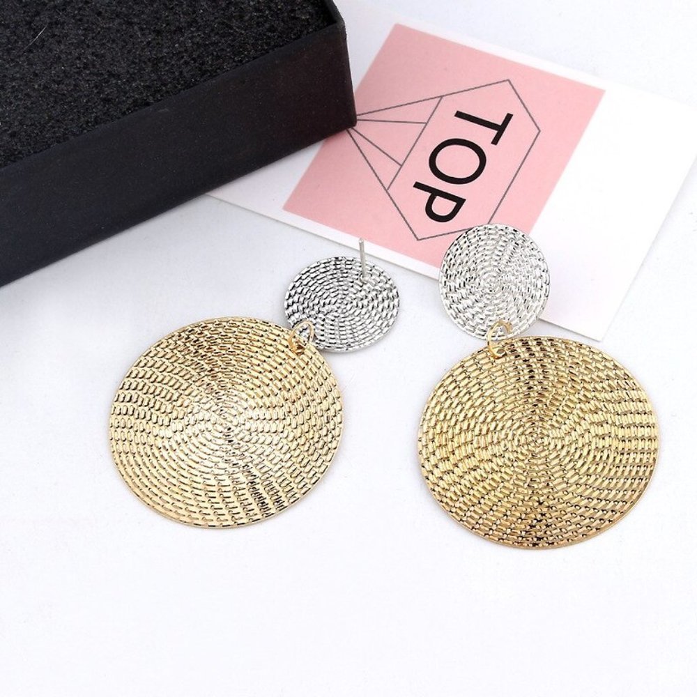Large Earrings Women Big Bohemian Hoop Drop Cute Trendy Jewelry - Picture 4 of 5